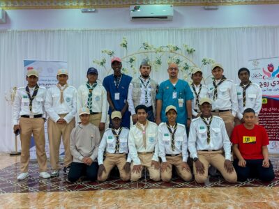 مشاركة 12كشافا من مدرسةجعفر الصادق في دورة الاسعافات الأولية