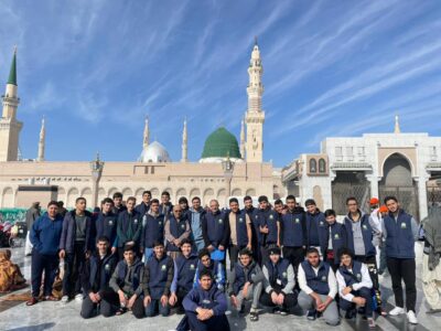  طلاب مدارس الهدي المحمدي الاردنية يتجولون على معالم و اثار المدينة المنورة