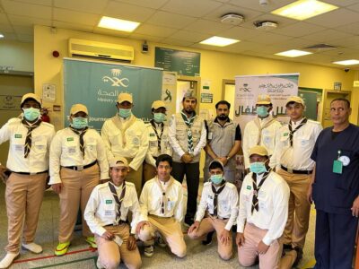 كشافة جعفر الصادق ينجزون 80 تطوعية في حملة شلل الأطفال