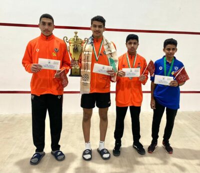 نصفان الصفا بطل كأس الإسكواش