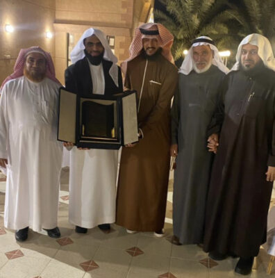 مشايخ ووجهاء من محافظة الأحساء يحتفون بالدكتور محمد الحسن