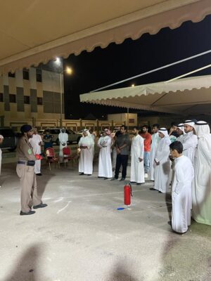 رقيب أول : عبد الرحمن المساعد يقدم برنامج ( الدفاع المدني) بتنمية الشعبة الأهلية