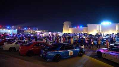 افتتاح ” عاصفة السيارات ” بمشاركة 500 سيارة وحضور 12 الف زائر