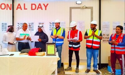 شركة “عفرينا للإنشاء والتطوير العمراني” تحتفل بأنجاز 13.6 مليون ساعة آمنة