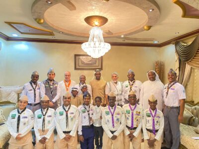 “الشهري” يقيم معايدة لكشافة شباب مكة في منزله