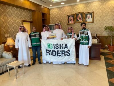 “محافظ بيشة ” يستقبل فريق بيشة رايدز