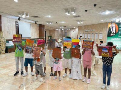 نادي الترجي بالقطيف يقدم فنون الرسم لأطفال حضانة الدمام