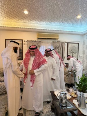 معايدة مجلس أسرة العثمان بالمبرز في محافظة الأحساء
