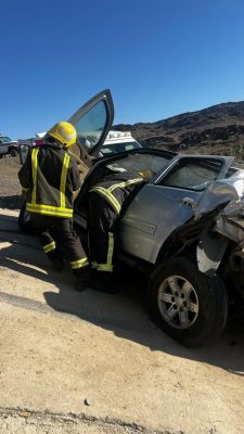 حادث مروري على طريق بيشة  خميس مشيط يسفر عن وفاة 4 طالبات واصابة طالبة