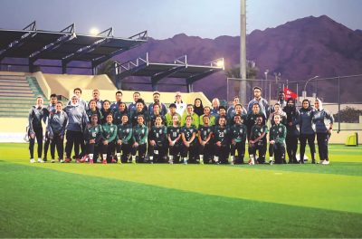 منتخبنا الوطني للشابات تحت 20 في الطائف