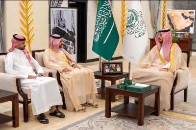 مُحافظ الطائف يلتقي مدير إدارة المساجد والدعوة والإرشاد بالمحافظة