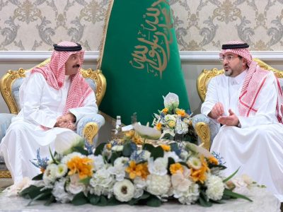 الأمير عبدالعزيز بن محمد يستقبل “السويلم” الرئيس التنفيذي لتنمية القطاع غير الربحي … “السويلم” يؤكد: قبس نموذج مُلهم للعمل الخيري المتخصص