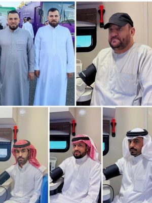 إعلاميو “شاهد الآن” في حائل يشاركون في مبادرة “قطرة دم” لخدمة حجاج بيت الله الحرام