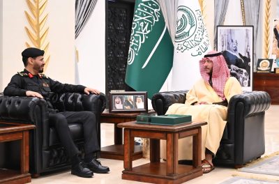الأمير سعود بن نهار يلتقي مدير دوريات الأمن بمحافظة الطائف