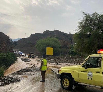 الدفاع المدني يدعو لتوخي الحيطة إثر الحالة المناخية بمناطق المملكة