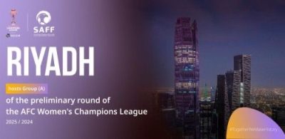 الرياض تستضيف المجموعة A من التصفيات المؤهلة لدوري أبطال آسيا للسيدات