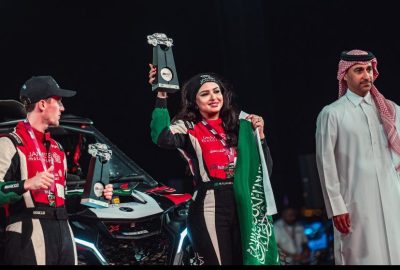 البطلة السعودية مها الحملي تحقق المركز الأول في الجولة الخامسة من بطولة العالم ” رالي قطر باها “