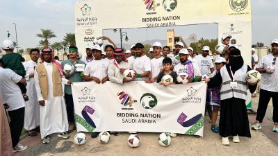 الشوامخ يشعلون حماس كأس العالم 2034 في مكة