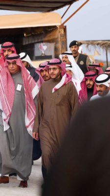  من قرية دماث التراثية سمو محافظ الطائف  يدشن شتاء الطائف في موسمه الاول