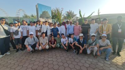 وفد من الطلاب المتفوقين من جمهورية تركيا يزور متحف صلح الحديبية بمكة