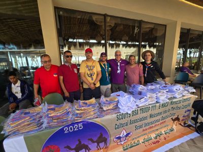 انطلاق فعاليات المخيم الكشفي الدولي بالداخلة