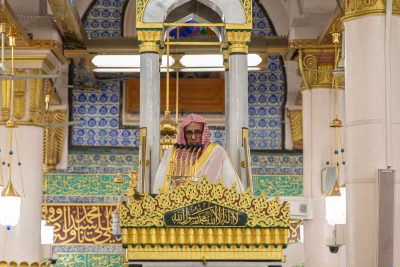 ملخص خطبة الجمعة اليوم  1447/1/23  في المسجد النبوي