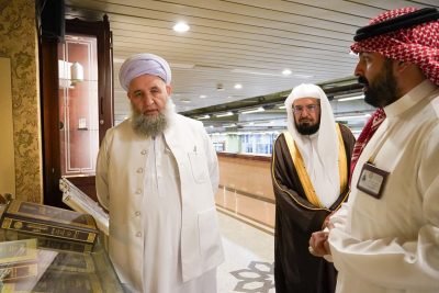 عضو مجلس الشيوخ الباكستاني الشيخ نور الحق قادري يثمن جهود مجمع الملك فهد لطباعة المصحف الشريف
