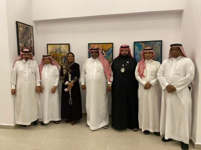 جيهان تفتتح معرضها الشخصي “أبعاد”