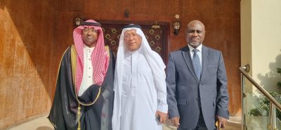 القنصل العام لجمهورية نيجيريا يستقبل نائب القنصل العام للغابون والسيد وليد عزيزالرحمن