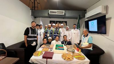 الفرع (13) والمراكز التابعة له  بـ “إثراء الخير” يحتفلون بالحجاج احتفالاً بالعيد