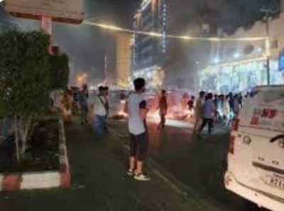 عدن بالكامل في الظلام إحتجاجات غاضبة تشهدها المدينة (العاصمة المؤقتة)