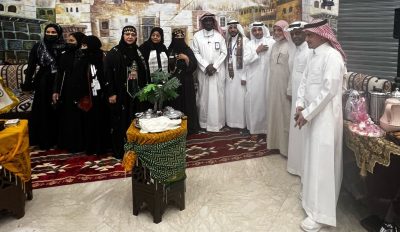 نادي عشاق السياحة المكية يحتفل بيوم التأسيس في سوق الحجاز بمكة