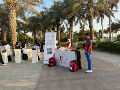 الهلال الأحمر يفعّل التغطية الإسعافية والتطوعية على الواجهة البحرية بجدة بـ150 متطوعًا ومتطوعة