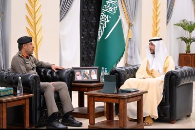 سعود بن نهار يستقبل مدير شرطة محافظة الطائف