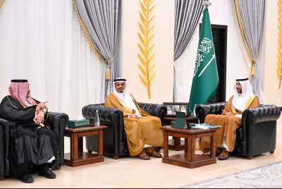 محافظ الطائف يستقبل رئيس وأعضاء مجلس جمعية الطائف الخضراء