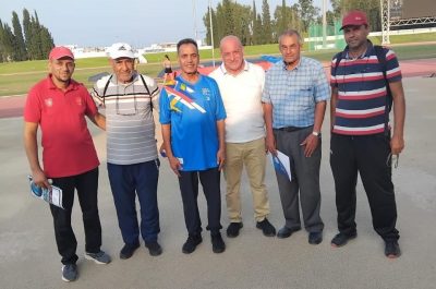 (ملعب رادس)  يرفع الراية الخضراء لانطلاق البطولة العربية الـ11 لألعاب القوى للناشئين والناشئات