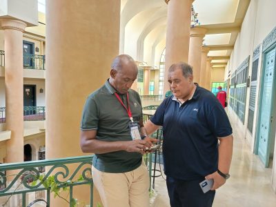 (المعز) و (الطرطري)  يتفقدان مقرات سكن الوفود المشاركة في البطولة العربية لألعاب القوى