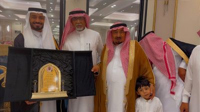 أجواء الفرح والسعادة تعم زفاف أسامة فوزان مبارك اللحياني