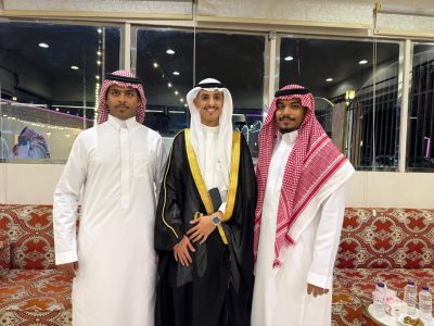 بحضور الأهل والأصدقاء..عبدالعزيز اللحياني يحتفل بزفافه
