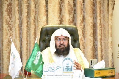 رئيس الشؤون الدينية يعقد اجتماعًا مع مشرفي اللجان استعدادًا لملتقى مآثر الشيخ عبدالعزيز بن صالح في المسجد النبوي ‏