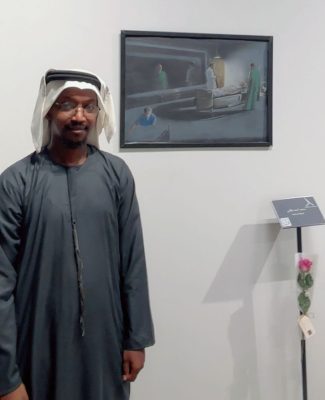 ” لحظة إنسانية ” للفنان محمد طالبي