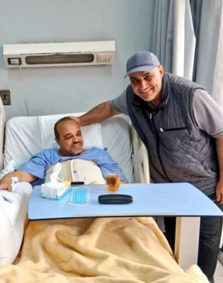 تجسيدا  للمسة الوفاء … (العلي)  يزور (السعيد)  حاملاً تحيات قيادات الاتحاد العربي لرواد الكشافة والمرشدات