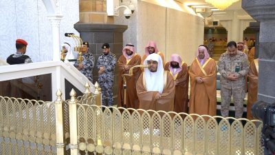 جانب من صلاة الاستسقاء اليوم في المسجد الحرام وملخص الخطبة