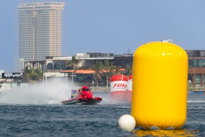 انطلاق أولى التصفيات التأهيلية للجولة الرابعة من بطولة العالم لسباقات الزوارق السريعة الفورمولا1 (F1H2O)