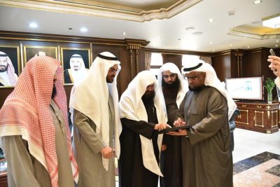 معالي رئيس الشؤون الدينية يدشّن دورة التطوير التنظيمي والإداري والتميز المؤسسي والحوكمة