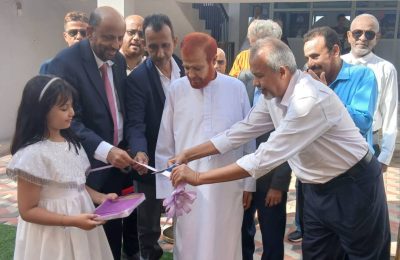 افتتاح المعرض العلمي الثالث لطلاب مدارس سماء عدن  