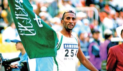 صاحب التاريخ الرياضي (هادي صوعان) … حين ارتفع علم المملكة لأول مرة على منصة الأولمبياد