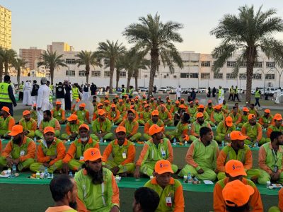 إفطار رمضاني يكرّم جنود النظافة