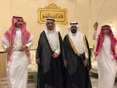 عبدالله المجنوني يحتفل بزفافه بحفل بهيج