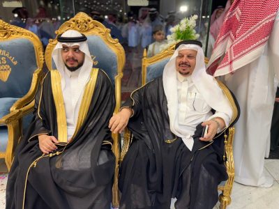 رجل الأعمال (مبارك السلمي  ) يحتفي بزواج نجله (عبدالله )